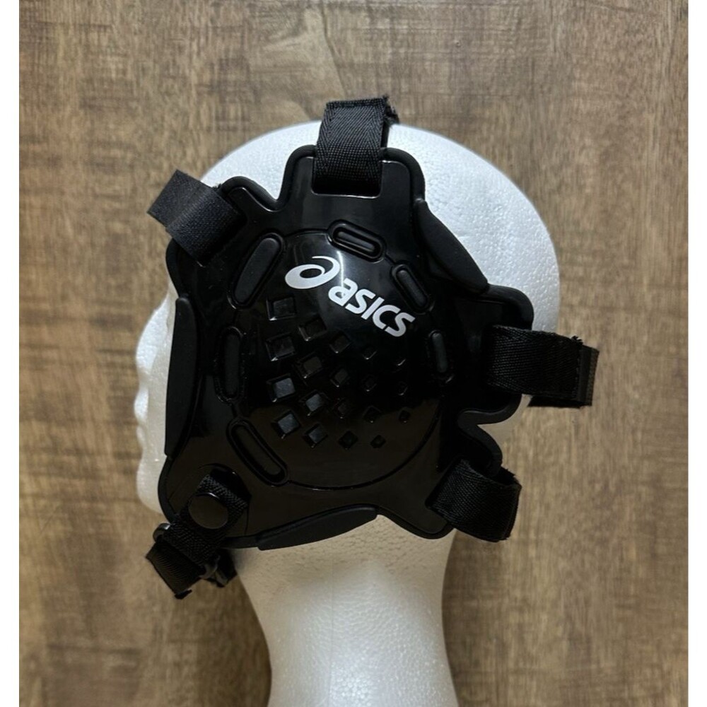 Asics Conquest wrestling ear guard head gear pad black adjustable straps